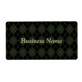 Labels für berufliche dunkle Raute (Vorne)