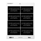 Labels für berufliche Produkte (Vorne)