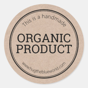 Labels für Bio Produktkraftstoffe Runder Aufkleber