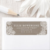 Labels für Burlap- und Spitzenadressen (Insitu)