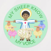 Labels für christliche Nachrichten Etiketten (Design 1)