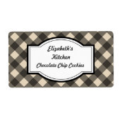 Labels für Creme und Black Kitchen (Vorne)