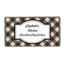 Labels für Creme und Black Kitchen