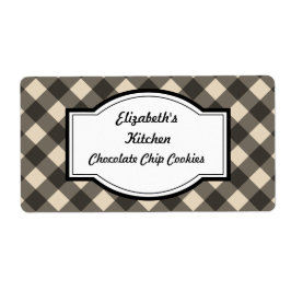 Labels für Creme und Black Kitchen