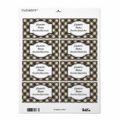 Labels für Creme und Black Kitchen (Vorne)