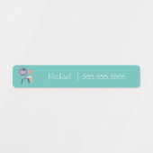 Labels für die Namen der Biologie-Schulklassen Etiketten (Design 1)