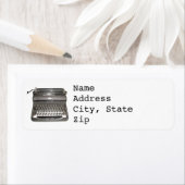 Labels für die Schreibmaschinenanschrift (Insitu)