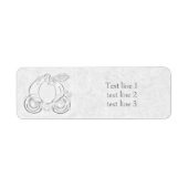 Labels für die White & Silver Aschenputtel (Vorne)