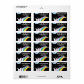 Labels für Disco-Tanzadressen Adressaufkleber (Vorne)