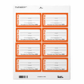 Labels für Elementarreisen/Kindervorschulreisen (Vorne)