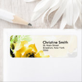 Labels für gelbe Rose (Insitu)