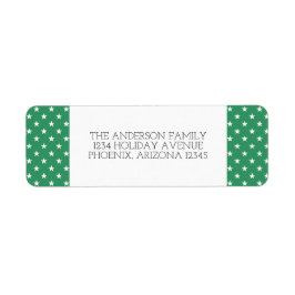 Labels für grüne Feiertagsfeste Sterne