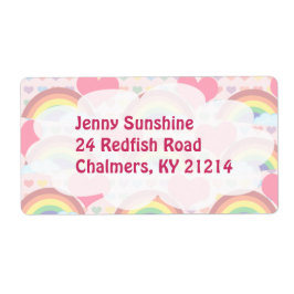 Labels für Herz und Rainbows