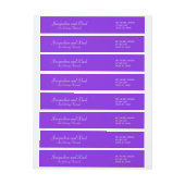 Labels für Hochzeitstriche (Bogen)