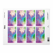 Labels für hübsche Blume-Designer (Vorne)