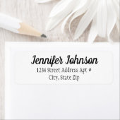 Labels für hübsche Script-Rücksendeadresse (Insitu)