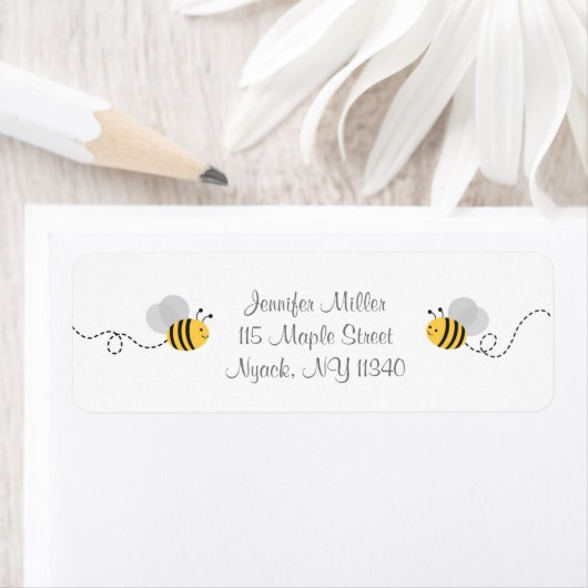 Labels für Hummeladresse (Insitu)