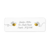 Labels für Hummeladresse (Vorne)