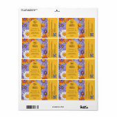 Labels für Kamille und Calendula-Tee (Vorne)