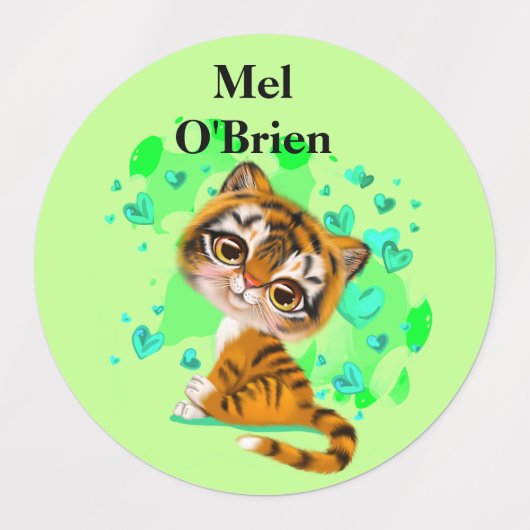 Labels für Kindernamen Etiketten (Design 1)