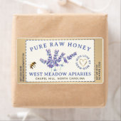 Labels für Lavendel und Bienen gestrichelt Border (Insitu)