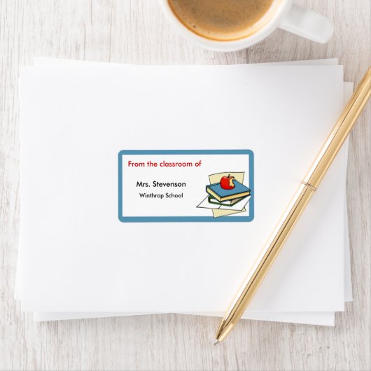 Labels für Lehrer Adressaufkleber (Insitu)