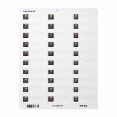 Labels für Libellen (Vorne)