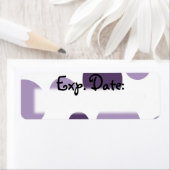 Labels für lila Punkte mit Ablaufdatum (Insitu)