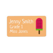 Labels für Mädchenpopulärbücher Adressaufkleber (Vorne)