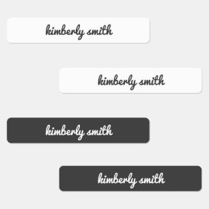 Labels für Mädchenschulnamen Etiketten