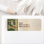 Labels für mittelalterliche Fasan-Adressen (Insitu)