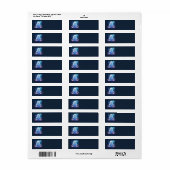 Labels für Niedliche Ghost-Adressen (Vorne)