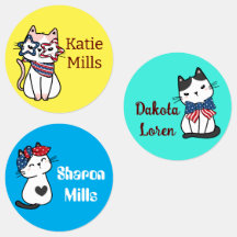 Labels für niedliche Kinder