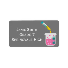 Labels für niedliche Mädchenkenntnisse Adressaufkleber