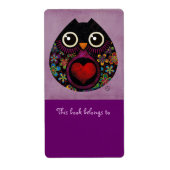 Labels für Owl's Hatch Buchzeichen (Vorne)