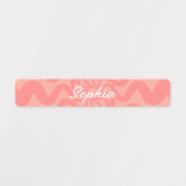 Labels für personalisierte Schulnamen für Mädchen Etiketten (Design 1)