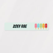 Labels für Popsicle-Popsicle-Schulnamen Etiketten (Design 1)