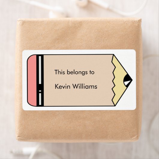 Labels für Schulbedarf (Insitu)