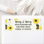 Labels für Sonnenblumenadressen (Insitu)