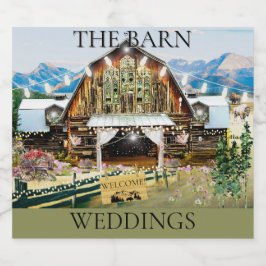 Labels für Stallhochzeiten Schaumweinetikett