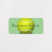 Labels für Tennis-Ball-Designs Etiketten (Design 1)
