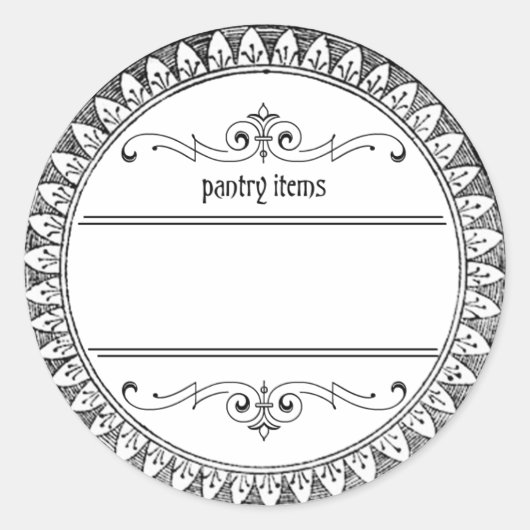 Labels für Vintage Leerlaufelemente Runder Aufkleber (Vorderseite)