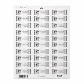 Labels für Vintage Princess-Adressen (Vorne)