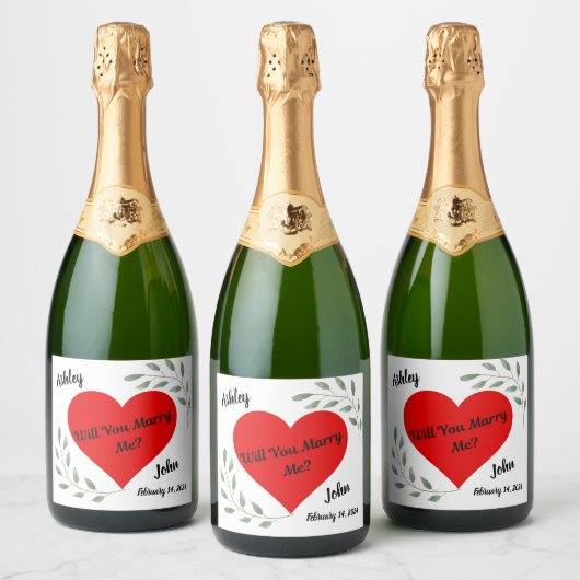 Labels für Vorschläge Schaumweinetikett (Flaschen)