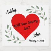 Labels für Vorschläge Schaumweinetikett (Einzelnes Label)