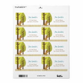 Labels für Waldhirsche (Vorne)