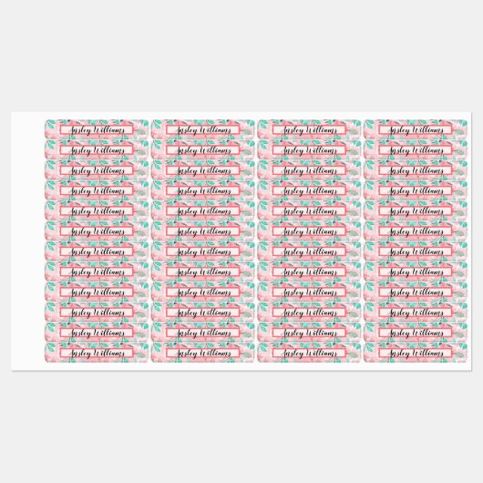 Labels für Wasserfarben Etiketten (Blatt)