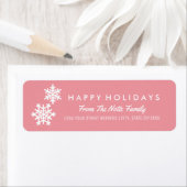 Labels "Happy Holidays" für Schneeflocken | CHRIST (Insitu)