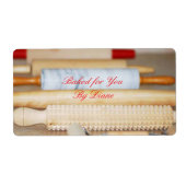 Labels mit "Baked-For-You"-Etiketten (Vorne)