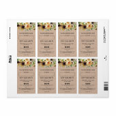 Labels mit Vintagem Sojasaux, mit Leerzeichen (Vorne)